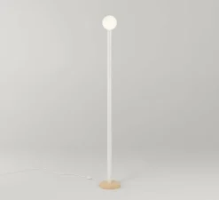 Lampadaire, Outlines, sable, blanc, L20,4cm, H156,7cm - Atelier Areti