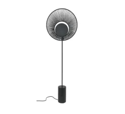 Lampadaire*Forestier Lampadaire, Oyster, , Ø40cm, H154cm - noir