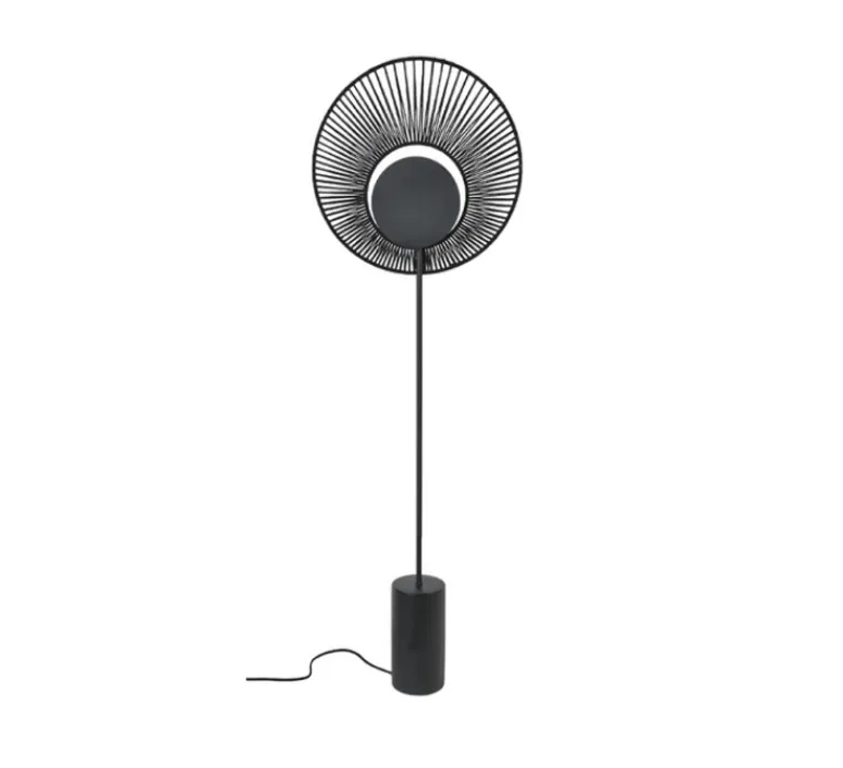 Lampadaire*Forestier Lampadaire, Oyster, , Ø40cm, H154cm - noir