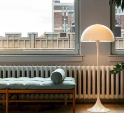 Lampadaire*Louis Poulsen Lampadaire, Panthella , , Ø50cm, H130cm - blanc