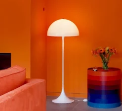 Lampadaire*Louis Poulsen Lampadaire, Panthella , , Ø50cm, H130cm - blanc