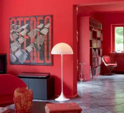 Lampadaire*Louis Poulsen Lampadaire, Panthella , , Ø50cm, H130cm - blanc