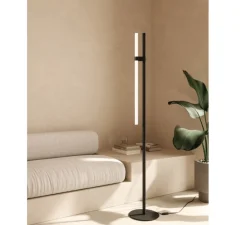 Lampadaire*Axolight Lampadaire, Paralela, , LED, dim, 2700K, 1103 lm, Ø30cm, H182,1cm - noir intense
