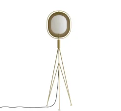 Lampadaire*101 Copenhagen Lampadaire, Pearl, , Ø35cm, H140cm - laiton