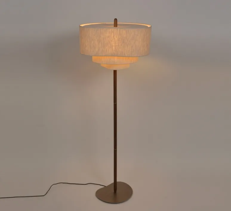 Lampadaire*Market Set Lampadaire, Pebble, , Ø58cm, H174cm - écru