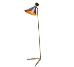 Lampadaire, Peggy , noir, L42cm, H160cm - GONG