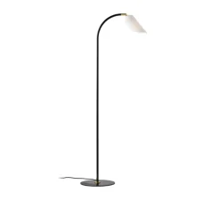 Lampadaire, Pliverre 392, noir mat, Ø50cm, H141cm - Le Klint
