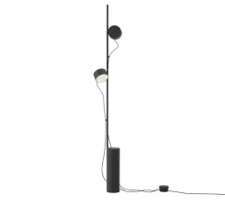 Lampadaire*Muuto Lampadaire, Post, , LED, 2700K, 330lm, Ø9,5cm, H136,2cm - noir