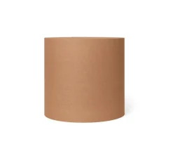 Lampadaire*Ferm Living Lampadaire, Post Solid , chêne fumé, abat-jour curry, Ø42cm, H110cm - chêne fumé, curry