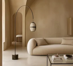 Lampadaire*Aromas del Campo Lampadaire, Pull, P1249, , L23cm, H218cm - noir mat