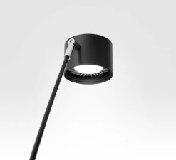 Lampadaire*Davide Groppi Lampadaire, Sampei 440, , LED, 3000K, 1915lm, dim, IP20, Ø230cm, H390cm - noir mat