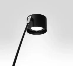 Lampadaire, Sampei 440, noir mat, LED, 2700K, 1832lm, dim, IP20, Ø230cm, H390cm - Davide Groppi