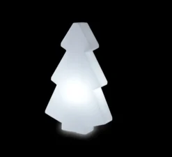 Lampadaire, sapin de Noël, LIGHT TREE, blanc, H200cm - Slide
