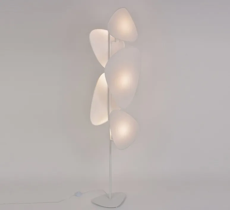 Lampadaire*Market Set Lampadaire, Screen, , L50cm, H179cm - blanc