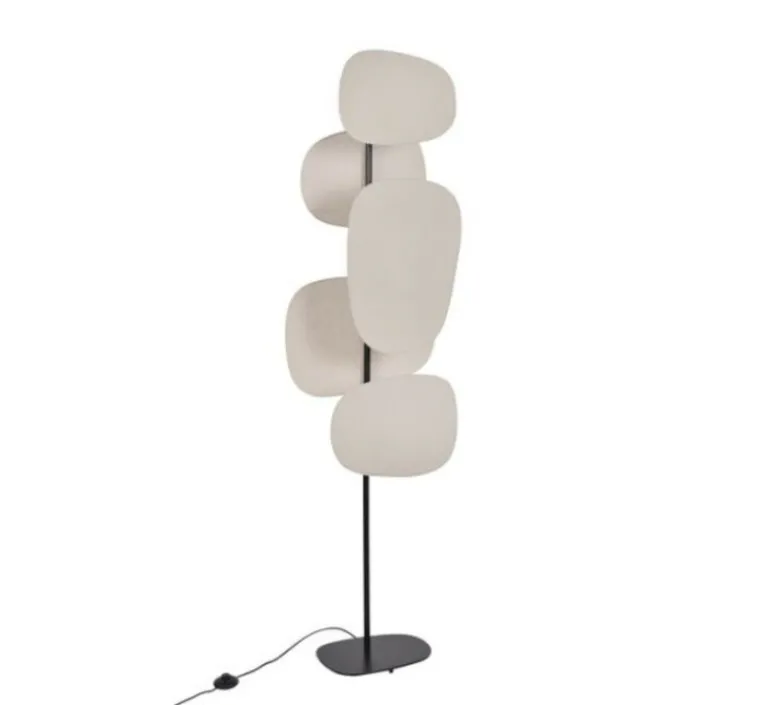 Lampadaire*Market Set Lampadaire, Screen 70's 3L, , L48cm, H174cm - lin bouleau