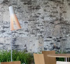 Lampadaire*Secto Design Lampadaire, Secto 4210, , LED, L30cm, H175cm - bouleau naturel