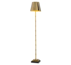 Lampadaire*Eichholtz Lampadaire, Seraphina, , Ø29cm, H160cm - laiton vintage