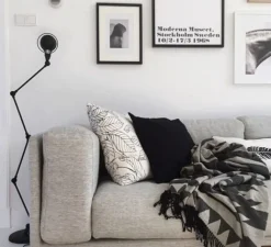 Lampadaire*Jieldé Lampadaire, Signal 4 bras, SI433, , Ø24,5cm, H120cm - noir mat