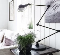 Lampadaire*Jieldé Lampadaire, Signal 4 bras, SI433, , Ø24,5cm, H120cm - noir mat