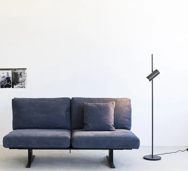 Lampadaire*Serax Lampadaire, Sofisticato Nr. 15, , Ø23cm, H149cm - bleu acier