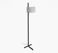 Lampadaire*Faro Lampadaire, Stand Up, , Ø40cm, H175cm - noir, gris