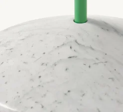 Lampadaire*Valerie_Objects Lampadaire, Standing Lamp marble N°1, , L34cm, H141cm - vert