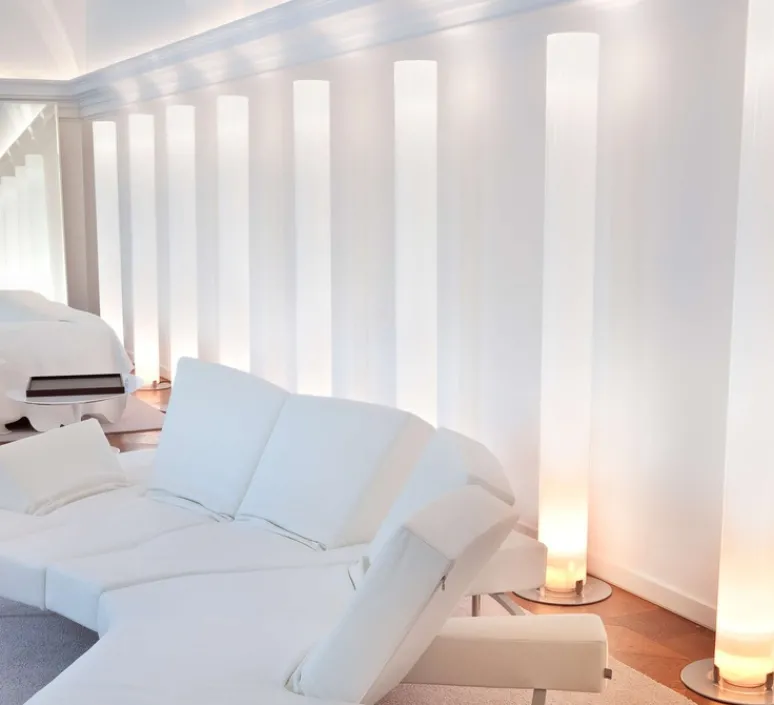 Lampadaire*Flos Lampadaire, Stylos, , Ø35,5cm, H200cm - argent