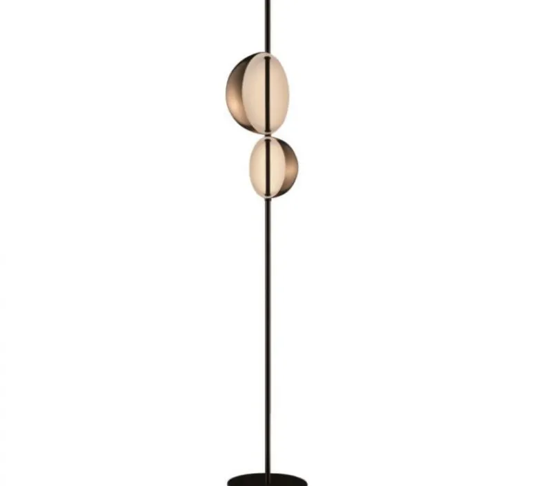 Lampadaire*Oluce Lampadaire, SUPERLUNA 397, , LED, 3000K, 1150lm, Ø28cm, H175cm - Laiton