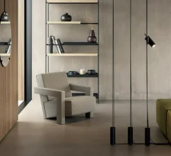 Lampadaire*Lodes Lampadaire suspendu, Cima, , Ø6cm, H34cm - noir, argent