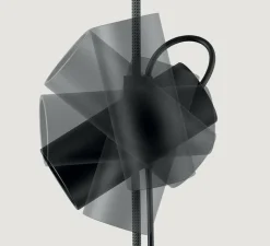 Lampadaire*Lodes Lampadaire suspendu, Cima, , Ø6cm, H34cm - noir, argent