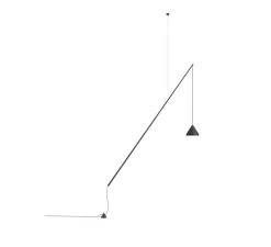 Lampadaire suspendu, North 5666, noir, LED, dim, 2700K, 1041 lm, L16cm, H208cm - Vibia