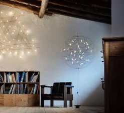 Lampadaire suspendu, Pota 85, or, LED, dim, 2700K, 2430 lm, Ø85cm - Catellani & Smith