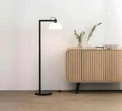 Lampadaire*Faro Lampadaire, Tatawin, , Ø30cm, H148cm - blanc