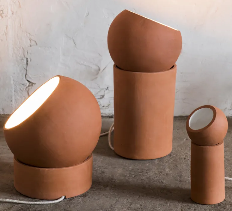 Lampadaire*Serax Lampadaire, Terra Light L, , Ø25cm, H51cm - terracotta