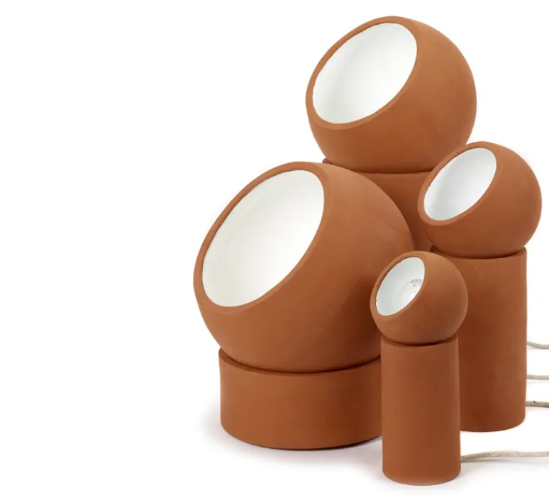 Lampadaire*Serax Lampadaire, Terra Light L, , Ø25cm, H51cm - terracotta