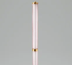 Lampadaire, Tiffany, rose spinelle, LED, dim, 2700K, 2475 lm, Ø25cm, H149,2cm - Elements lighting