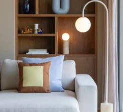 Lampadaire, Tivoli, blanc, L42cm, H163cm - It's about Romi