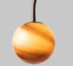 Lampadaire, Tivoli, marron, L42cm, H163cm - It's about Romi