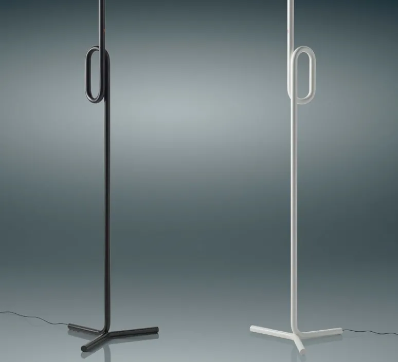 Lampadaire*Foscarini Lampadaire, Tobia, , touch dimmer, LED, 2700K, 2000lm, Ø17cm, H175cm - blanc