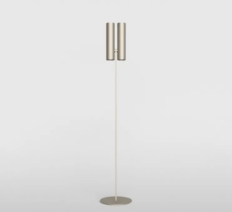 Lampadaire, Tobu, bronze, LED, dim, 2700K, 7100 lm, Ø35cm, H195cm - Rotaliana