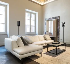 Lampadaire*Rotaliana Lampadaire, Tobu, , LED, dim, 2700K, 7100 lm, Ø35cm, H195cm - noir