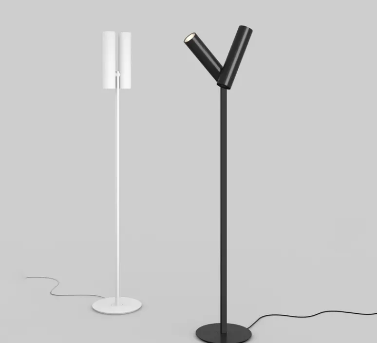 Lampadaire*Rotaliana Lampadaire, Tobu, , LED, dim, 2700K, 7100 lm, Ø35cm, H195cm - noir