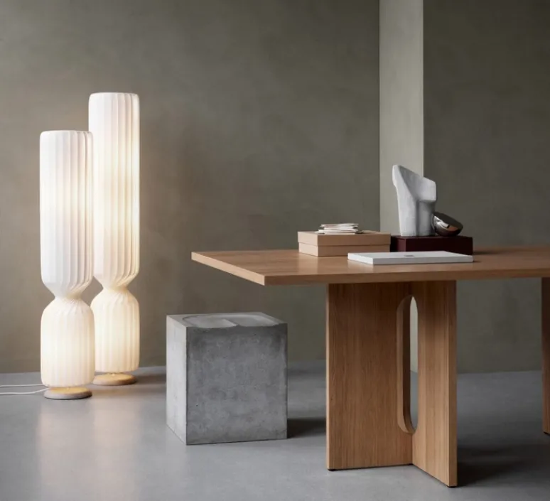 Lampadaire*Tom Rossau Lampadaire, TR41, , Ø25cm, H147cm - blanc