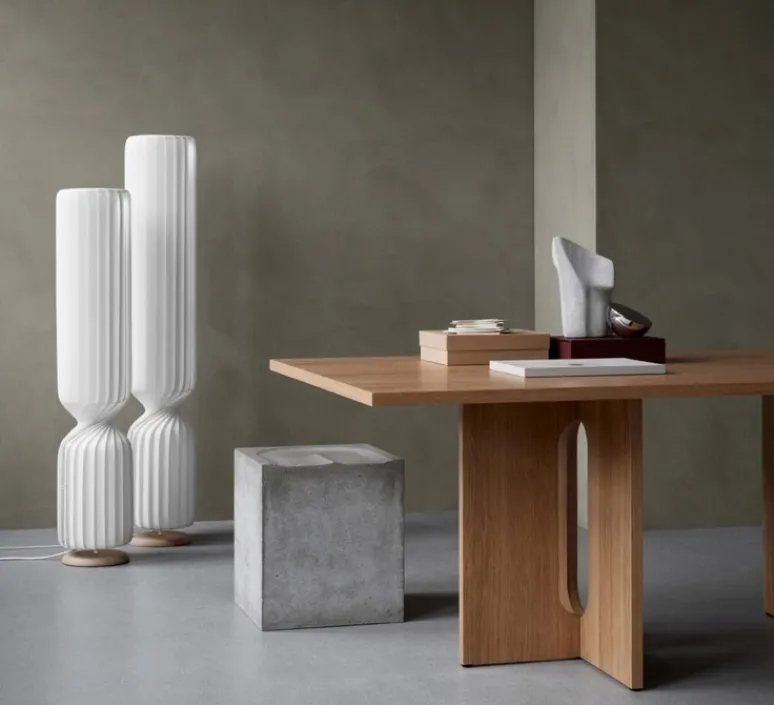 Lampadaire*Tom Rossau Lampadaire, TR41, , Ø25cm, H147cm - blanc