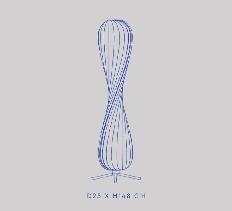 Lampadaire*Tom Rossau Lampadaire, TR7, , Ø25cm, H148cm - blanc