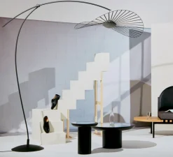Lampadaire*Petite Friture Lampadaire, Vertigo nova, , LED, dim, 2700K, 1350 lm, Ø110cm, H230cm - noir et blanc