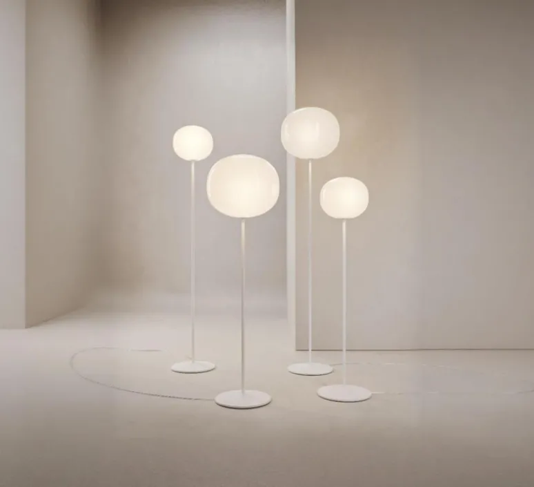 Lampadaire*Lodes Lampadaire, Volum Long 29, , Ø29cm, H152cm - blanc brillant