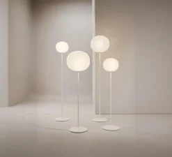 Lampadaire*Lodes Lampadaire, Volum Short 29, , Ø29cm, H106cm - blanc brillant