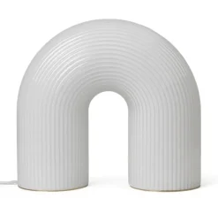 Lampadaire*Ferm Living Lampadaire, Vuelta, , LED, dim, 2700K, 265 lm, L40cm, H36cm - blanc