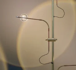 Lampadaire*Catellani & Smith Lampadaire, Wa Wa, , LED, dim, 2700K, 700 lm, L16cm, H190cm - laiton
